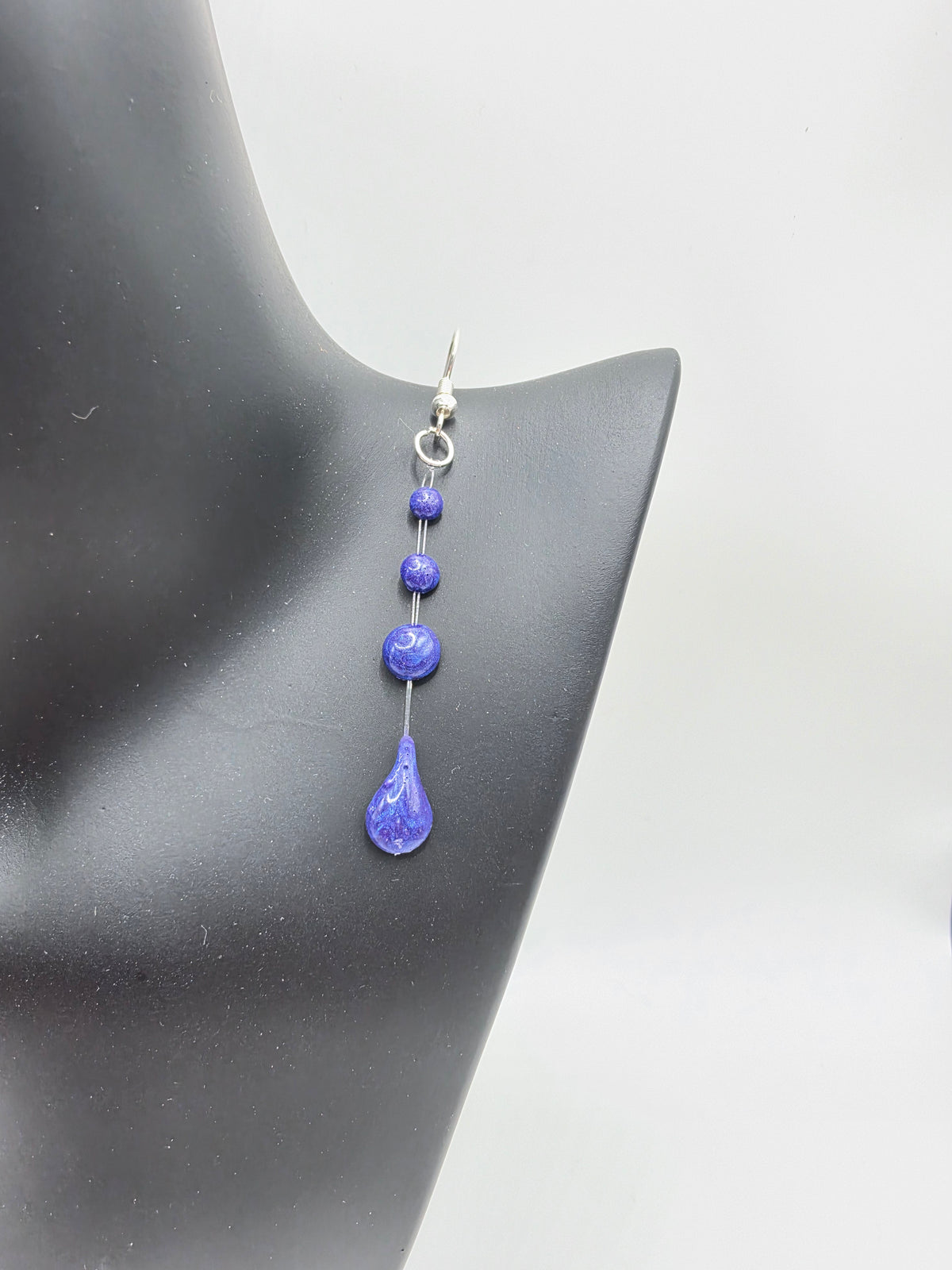 Boucles d'oreilles "Larmes de nuit"